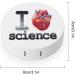 Buy I Love Science Heart Cute Contact Lens Case - Portable Round Storage Box with Mirror for Daily Outdoor Use - Buy Online on GoSupps.com