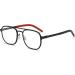 Magimodac Metal Blue Light Filter Glasses for Men & Women - Anti Blue Light Thin Frame Nerd Glasses - Model 072 Bright Black - Buy Online on GoSupps.com
