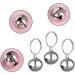Partns Silver Dog Bells - 5 Pack Jingle Bells for Dog Collars & Decor | Durable Metal Key Rings - Buy Online on GoSupps.com