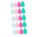FRCOLOR 20 Pieces Beauty Cleaning Brush Silicone Face Washer Facial Cleansing Brush Tool for Washing Face Brush for Face Exfoliating Face Brush Cleansing Milk Miss