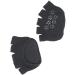 FOMIYES 3 Pairs Forefoot Pads for Women - Comfortable High Heels Toe Covers & Metatarsal Sleeves - Thin Breathable Socks for Pain Relief - Buy Online on GoSupps.com