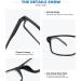 Yuluki 4 Pack Reading Glasses Blue Light Blocking Lightweight Rectangle Frame Mens Womens Computer Readers with Spring Hinge +1.0 4 Pack 1.0 x - Buy Online on GoSupps.com