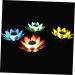 Artificial Outdoor Plants Garden Fountain Water Lily Light Flower Decorations Decoration Lights Outdoor Pool Decoration Light Outdoor Flower Lights Solar Powered LED Night Light (As Shown) - Buy Online on GoSupps.com