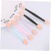 FOMIYES 150 Pcs Dual Sided Eyeshadow Brush Sponge Applicator Essential Makeup Brushes Makeup Application Size 1x3pcs Blackx3pcs - Buy Online on GoSupps.com