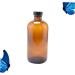 Cabilock Sealing Glass Bottle 4pcs Sealing Honey Pot Glass Water Bottle Glass Container Kit Glass Bottle With Cover Plastic Cap - Buy Online on GoSupps.com