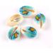 40 Pcs Leopard Earrings for Women Beach Spiral Craft Charms Beads for Bracelets Flower Earrings for 1.9x1.6x1cmx3pcs Colorfulx3pcs - Buy Online on GoSupps.com