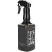 Acouto 500ml Plastic Hairdressing Spray Bottle - Retro Black Water Sprayer for Salon & Barber | Best Hair Tools for Stylish Hair Care - Buy Online on GoSupps.com