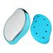 Nano Glass Foot File Callus Remover-G.Liane Crystal Glass Pedicure Foot Care Foot Scrubber Painless Dry and Wet Use for Hard Skin Calluses Removal (Blue)