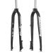 NA US Spot 1-1/8" Full Aluminum Alloy 26/27.5/29" Rigid Disc Brake MTB Fork, 28.6mm Threadless Taper Tube Ultra Light MTB Fork Silver X5