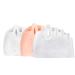 ALINZO Toe Separators - Bunion Corrector for Women & Men 4pc Hallux Valgus Big Toe Separators Straightener Orthopedic Bunion Relief Day & Overnight Support (Transparent)