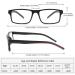 Yuluki 4 Pack Reading Glasses Blue Light Blocking Lightweight Rectangle Frame Mens Womens Computer Readers with Spring Hinge +4.0 4 Pack 4.0 x - Buy Online on GoSupps.com