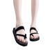 Yytcsjz Women Slide Cross Strap Open Toe Sandals Bunion Corrector Platform Shoes with Arch Support Comfy Casual Fashion Gift for Girlfriend and Mom (Color : Black Foot Length : 23.5cm) 23.5cm Black