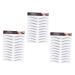 SOESFOUFU Iaff Sticker 3 sheets False Artificial Tool Fake Waterproof Eyebrow Decal Stickers Transfer Temporary Brow Black