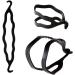 HeiHy 10pcs Plastic Double Hook Hair Clip - Ultimate Hair Bun Maker & Styling Tool for Effortless Updos - Buy Online on GoSupps.com