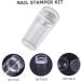FRCOLOR 8 Sets Bat Wings Nail Embossing Plate Holder Template Glass Nail Accessories Ponytail The Tools Imprint Braces Set Stamp Bow Tie Razor Child - Buy Online on GoSupps.com