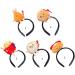 JSGHGDF Cute Stuffed Chicken Leg Shape Hair Hoop Women Spa Wash Face Makeup Headband for Photoshoots Halloween Hair Accessories French Fries Headban - Buy Online on GoSupps.com