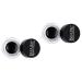 Balacoo 2pcs Waterproof Eye Liner Pencil Eyebrow Gel Long-lasting Eyeliner Liquid Eyeliner No Smudge 1 count (Pack of 1) Blackx2pcs