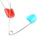 Kinteshun Baby Safety Pins 50pcs 1.6 inches Assorted Candy Colors - Secure Clips for Diapers, Bibs, and More! - Buy Online on GoSupps.com