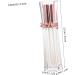  FRCOLOR FRCOLOR 8 Pieces Mini Lip Balm Bottles 35ml Transparent Lip Gloss Tubes with Wand - Refillable Makeup Bottles for Women and Girls DIY Makeup and Travel - Buy Online on GoSupps.com