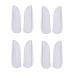 KTELI 4 Pairs Medial & Lateral Heel Wedge Silicone Insoles - Corrective Adhesive Shoe Inserts