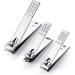 SUICRA Nail Clippers Fingernail Clipper Toenail Stainless Steel Nail Clipper Trimmer Knife Manicure Pedicure Tools Household Nail Clippers Oblique Nail Clippers (Color : B) - Buy Online on GoSupps.com