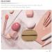 HEMOTON 1set Powder Puff Storage Box Handbags The Tote Bag Makeup Sponge Silicone Carrying Holder Make up Bag Face Makeup Brushes Powder Puff Container Storage Containers Khaki - Buy Online on GoSupps.com