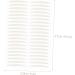minkissy 40 Sheets Double Eyelid Sticker Double Back Tape Eyelid Stickers Double Eyelid Tapes Eye Makeup Tools Eyelid Strips Invisible Eye Stickers Double Sided Boobtape Patch Eyes - Buy Online on GoSupps.com