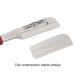 Straight Edge Barber Razor - Durable Zinc Handle Easy Blade Replacement for Safe Shaving | S53-7 Silver - Buy Online on GoSupps.com