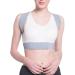Back bandage posture correction for women gray adjustable soft comfortable breathable neoprene material stable safe overright for men (L)