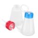 Beatifufu 2pcs Push Down Pump Bottles Waterproof for Nail Polish Remover Travel Bottles Practical