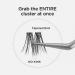 Beyelian C Curl Cluster Eyelashes - 48 PCs DIY 0.07mm 16mm Individual Lashes with Transparent Band | Timeless Eyelash Extensions for Home Use - Buy Online on GoSupps.com