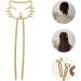 minkissy Cute Cute Hairpin Cat Hair Clips Cat Hair Pin Women Hair Accessories Retro Hairpin Girl Hair Accessories Cute Hair Clips for Women Hair Bun Hair Fork Lazy Wind Miss Alloy - Buy Online on GoSupps.com