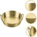 Alipis Amphora Snack Plate Tomato Stainless Steel Round re-usable 13.7x12.2CM Gold - Buy Online on GoSupps.com