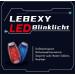Lebexy LED Bline Light Set - 2 Safety Lights for Kids' School Bags Strollers Cycling & Camping | 3 Light Modes | Ideal Warning Lamp - Blue - Buy Online on GoSupps.com