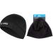 JAKO Unisex Functional Hat Run Black One Size Bundle with Kids Fleece Hat