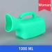 Portable Urinals Portable Unisex Mobile 1200ml Toilet Car Travel Camp Urine Pee Handle Urinal Storage Urinary Bottle Old Man Helper for Men Women (Color : Green 1000ML) - Buy Online on GoSupps.com