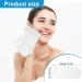 URAQT 5 Pack Face Cloths Make Up Remover Microfibre Face Wipes for Reusable Makeup Remover Cloth Washable Ultra Soft Facial Cleansing Wipe Cloths (White) 5 Pcs-White - Buy Online on GoSupps.com