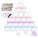 Belicoo 24 pieces D schen 20ml empty cream cans can taps cream flows with screw cap for lotion cosmetics shampoo (20ml multicolored) 20ml multi -colored