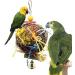 EBaokuup Bird Chewing Toys - 2 Pack Foraging Shredder Toy for Parrot Cage - Ideal for Cockatiel, Conure, African Grey - Multi-colored - Buy Online on GoSupps.com