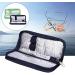 Jteyult Navy Blue Insulin Travel Case Diabetic Medication Organizer Bag - Buy Online on GoSupps.com
