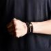 Obsidian Bracelet 108 Beads - Dragon Pattern Luminous Therapy Jewelry Gift | 30-inch International Shipping - Buy Online on GoSupps.com