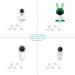 Flexi Loop Baby Monitor Holder Flexible Camera Stand for Motorola BT Arlo Hello Baby Angelcare Tommee Tippee with Screw Thread With Baby On Board Car Sign (White & Baby On Board) 1 Count (Pack of 1) - Buy Online on GoSupps.com