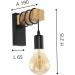 DOITOOL Indoor Lights for Decoration Metal Shade Wall Light Home Decor Light Night Lamp Wall Lamp Simple Set - Buy Online on GoSupps.com