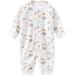 MAMIMAKA Cotton Footed Pajamas for Newborn Boys and Girls - Long Sleeve, 0-3 Months - Buy Online on GoSupps.com