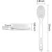 HHKER Long Handled Shower Brush for Gentle Exfoliation - Soft Nylon Body Brush for Improved Skin Health - Suitable for Men and Women - Buy Online on GoSupps.com