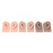 3 Pairs Silicone Ear Models - Waterproof Soft & Realistic for Piercing Practice & Jewelry Display - 3 Colors Available - Buy Online on GoSupps.com