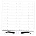 NOLITOY 50pcs for Shaping Trimmer Rulers Sticker Tool Stamp Makeup Stencil Brow Eyebrow Ruler Blue Women 18.00X3.80X0.10CM Blue