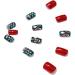 Brishow Christmas Snow Press on Nails - Antler Short Red Fake Nails 24pcs - Buy Online on GoSupps.com