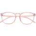 Przene Blue Light Blocking Glasses - Retro Round Computer Glasses for Women & Men - Stylish Pink Design - Buy Online on GoSupps.com