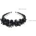 scicent Hairband Black Headband for Women Fashion Hair Band for Makeup Vintage Rhinestone Head Band for Girls Party Wedding Hair Accessories for Women Fashion Head Hoops for Daily Wearing - 27819 - Buy Online on GoSupps.com